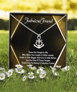 Friendship Day Fabulous Friend Custom Love Knot Necklace With Message Card
