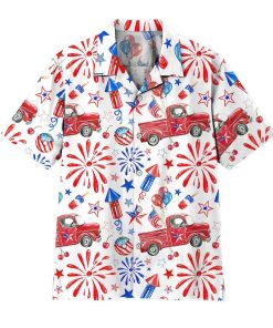 Gearhuman 3D 4th Of July Celebration Hawaii Shirt ZK1106217 Hawai Shirt Short Sleeve Shirt S