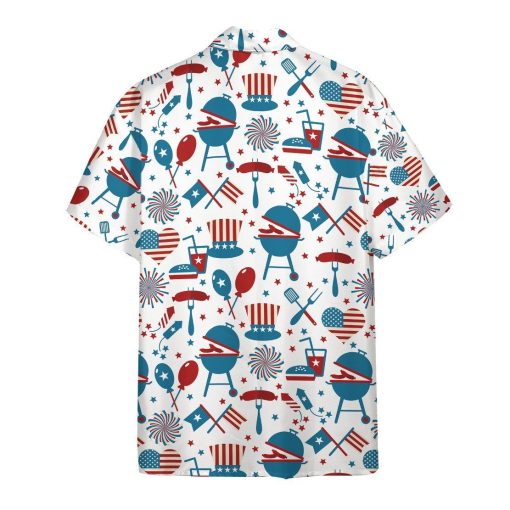 Gearhuman 3D 4th Of July Hawaii Shirt 2 Gearhuman 3D 4th Of July Hawaii Shirt ZK1106218 Hawai Shirt