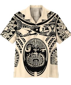 Gearhuman 3D A Demigod Of Hawaii Tatto Hawaii Shirt ZK0207214 Short Sleeve Shirt Short Sleeve Shirt S 