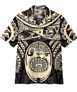 Gearhuman 3D A Demigod Of Hawaii Tattoo Hawaii Shirt ZK0207213 Short Sleeve Shirt Short Sleeve Shirt S 