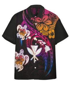 Gearhuman 3D Amazing Polynesian Hawaii Frangipani Flower Custom Short Sleeve Shirt GS23062119 Hawai Shirt Hawai Shirt S