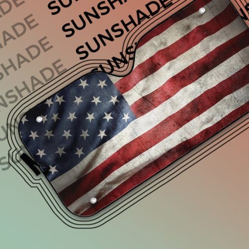 Gearhuman 3D American Flag Auto Sunshade 5 Gearhuman 3D American Flag Auto Sunshade ZK2805217 Auto Sunshade