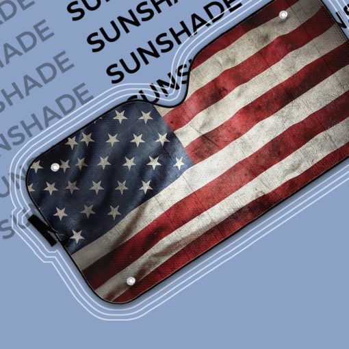Gearhuman 3D American Flag Auto Sunshade 6 Gearhuman 3D American Flag Auto Sunshade ZK2805217 Auto Sunshade