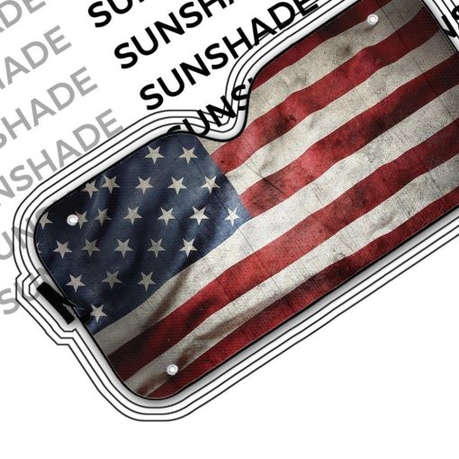 Gearhuman 3D American Flag Auto Sunshade 4 Gearhuman 3D American Flag Auto Sunshade ZK2805217 Auto Sunshade