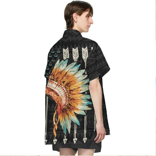 Gearhuman 3D American Native Flag Hawaii Shirt 4 Gearhuman 3D American Native Flag Hawaii Shirt ZK2406213 Short Sleeve Shirt