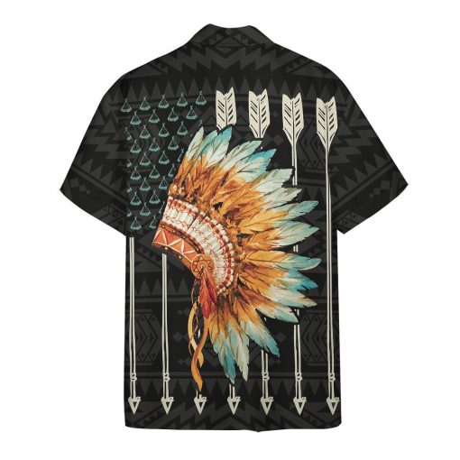 Gearhuman 3D American Native Flag Hawaii Shirt 2 Gearhuman 3D American Native Flag Hawaii Shirt ZK2406213 Short Sleeve Shirt