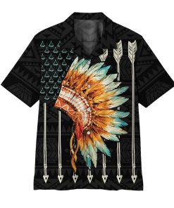 Gearhuman 3D American Native Flag Hawaii Shirt ZK2406213 Short Sleeve Shirt Short Sleeve Shirt S