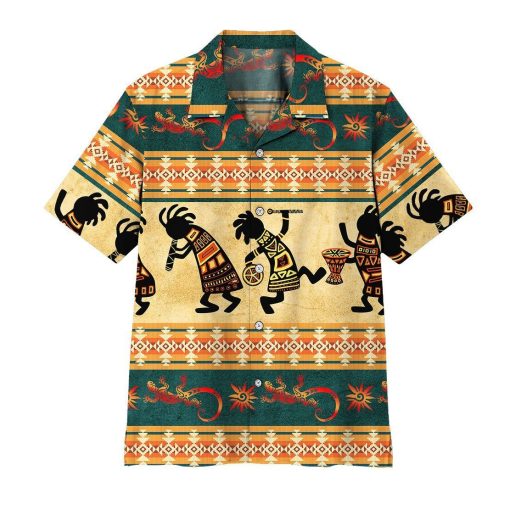 Gearhuman 3D American Native Hawaii Shirt 1 Gearhuman 3D American Native Hawaii Shirt ZK1705213 Hawai Shirt Short Sleeve Shirt S