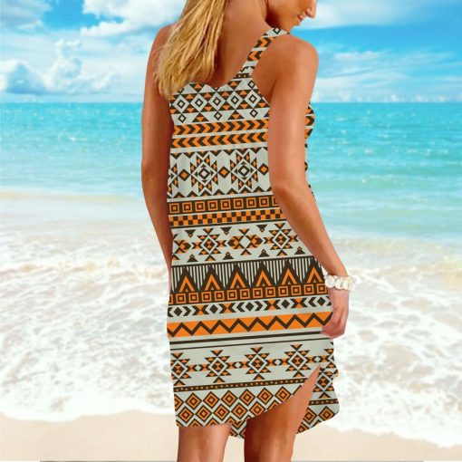 Gearhuman 3D American Native Sleeveless Beach Dress ZK2406214 Beach Dress