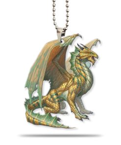 Gearhuman 3D Ancient Bronze Dragon Custom Car Hanging GW22062110 Car Hanging Car Hanging/1 Pack 