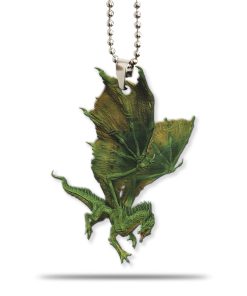 Gearhuman 3D Ancient Green Dragon Custom Car Hanging GW2206216 Car Hanging Car Hanging/1 Pack 