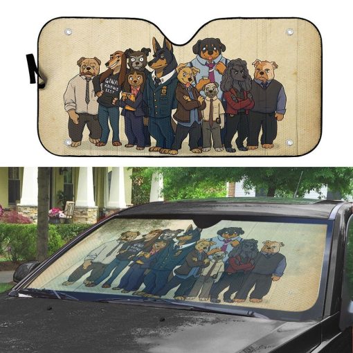 Gearhuman 3D B99 Dogs Auto Sunshade 3 Gearhuman 3D B99 Dogs Auto Sunshade ZK0406216 Auto Sunshade