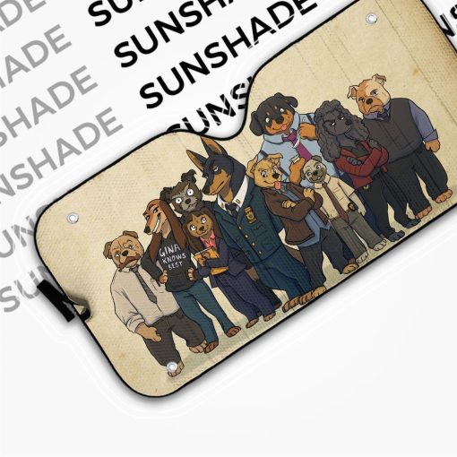 Gearhuman 3D B99 Dogs Auto Sunshade 4 Gearhuman 3D B99 Dogs Auto Sunshade ZK0406216 Auto Sunshade