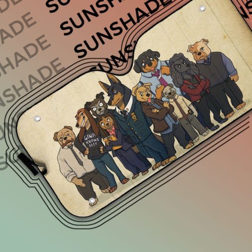 Gearhuman 3D B99 Dogs Auto Sunshade 5 Gearhuman 3D B99 Dogs Auto Sunshade ZK0406216 Auto Sunshade