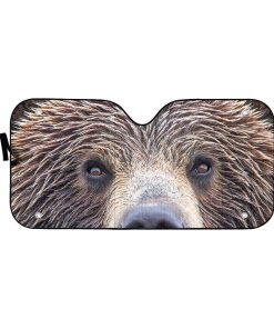 Gearhuman 3D Bear Eyes Sunshade ZK0207219 Auto Sunshade 57''x27.5''