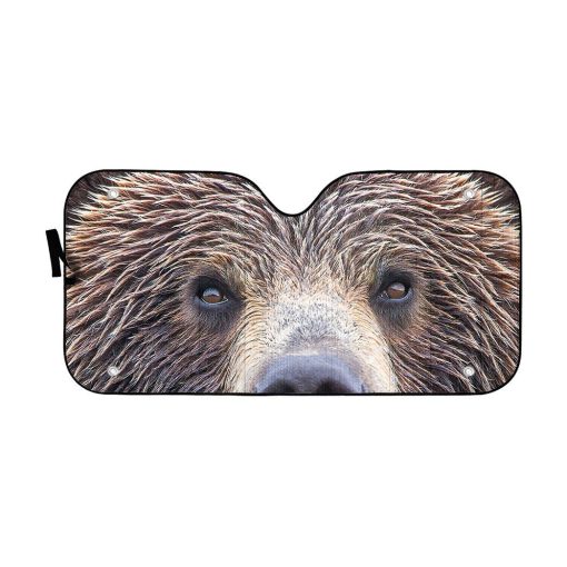 Gearhuman 3D Bear Eyes Sunshade 1 Gearhuman 3D Bear Eyes Sunshade ZK0207219 Auto Sunshade 57''x27.5''