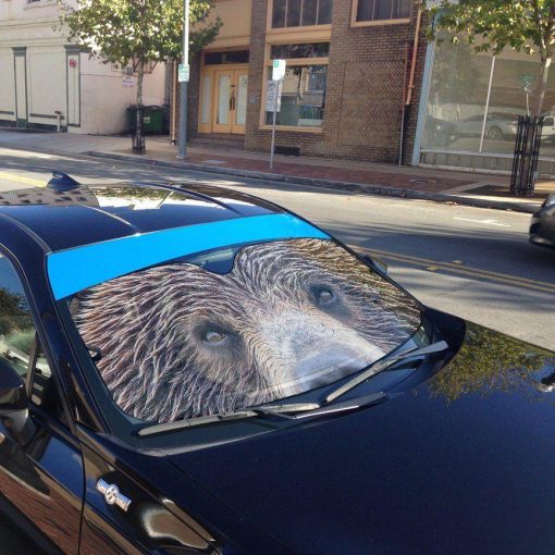 Gearhuman 3D Bear Eyes Sunshade 6 Gearhuman 3D Bear Eyes Sunshade ZK0207219 Auto Sunshade
