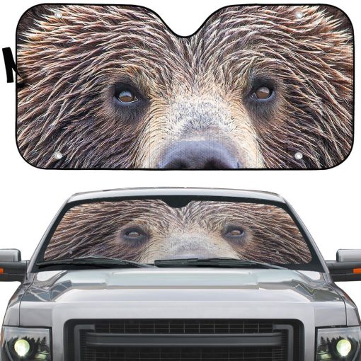 Gearhuman 3D Bear Eyes Sunshade 2 Gearhuman 3D Bear Eyes Sunshade ZK0207219 Auto Sunshade