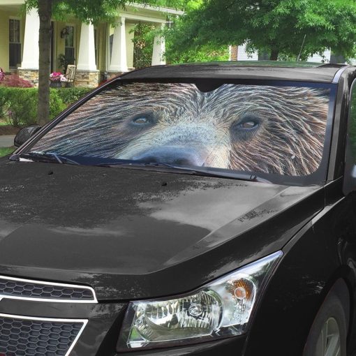 Gearhuman 3D Bear Eyes Sunshade 5 Gearhuman 3D Bear Eyes Sunshade ZK0207219 Auto Sunshade