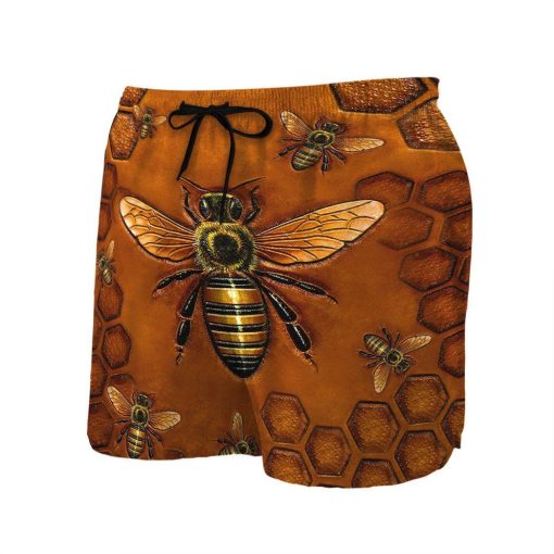 Gearhuman 3D Bee Beach Short ZZ0706211 Men Shorts