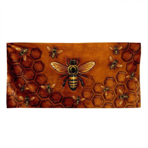 Gearhuman 3D Bee Beach Towel 1 Gearhuman 3D Bee Beach Towel ZZ0706215 Towel Towel 60''x30''