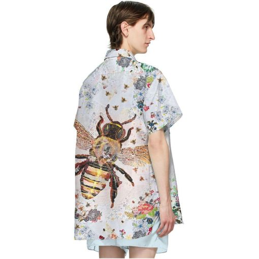 Gearhuman 3D Bee Hawaii Shirt ZZ0406211 Hawai Shirt