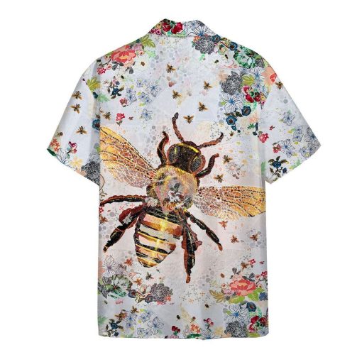Gearhuman 3D Bee Hawaii Shirt ZZ0406211 Hawai Shirt