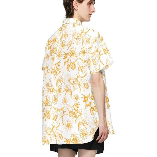 Gearhuman 3D Bees Hawaii Shirt ZK03062112 Hawai Shirt