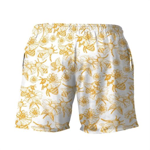 Gearhuman 3D Bees Shorts ZK1406218 Men Shorts
