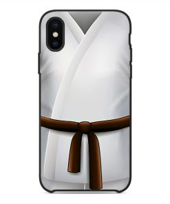 Gearhuman 3D Brown Karate Belt Phone Case ZK1706213 Glass Phone Case Iphone X 