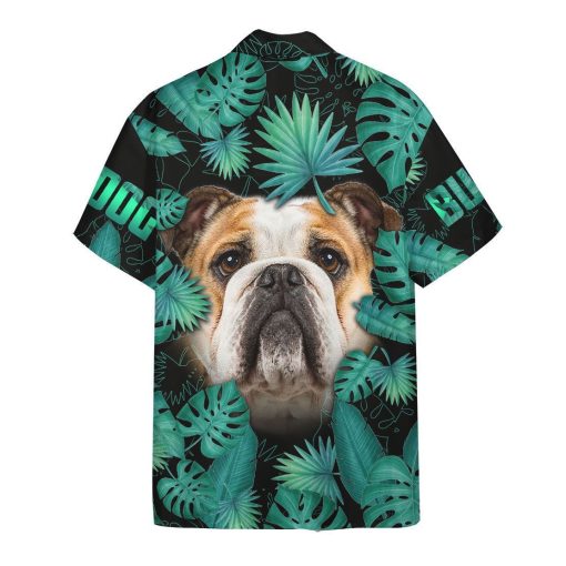 Gearhuman 3D Bulldog Hawaii Shirt 2 Gearhuman 3D Bulldog Hawaii Shirt ZZ2206215 Short Sleeve Shirt