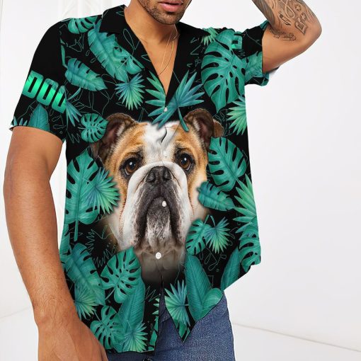 Gearhuman 3D Bulldog Hawaii Shirt 3 Gearhuman 3D Bulldog Hawaii Shirt ZZ2206215 Short Sleeve Shirt