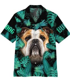 Gearhuman 3D Bulldog Hawaii Shirt ZZ2206215 Short Sleeve Shirt Short Sleeve Shirt S