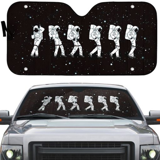 Gearhuman 3D Crotch Grab Moon Walk Astronaut Auto Sunshade ZK2805212 Auto Sunshade