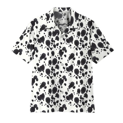 Gearhuman 3D Dalmatian Hawaii Shirt ZK10062112 Hawai Shirt Short Sleeve Shirt S