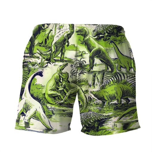 Gearhuman 3D Dinosaur Beach Shorts 2 Gearhuman 3D Dinosaur Beach Shorts ZZ0507212 Men Shorts