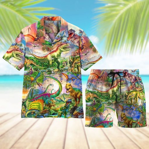 Gearhuman 3D Dinosaur Beach Shorts ZZ2406222 Men Shorts