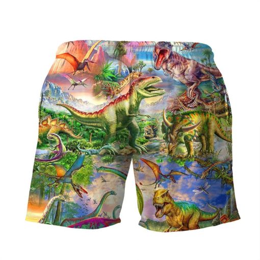 Gearhuman 3D Dinosaur Beach Shorts ZZ2406222 Men Shorts