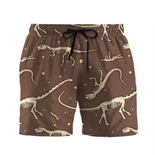 Gearhuman 3D Dinosaur Fossil Shorts ZK2106215 Men Shorts Beach Shorts S
