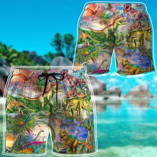 Gearhuman 3D Dinosaur Hawaii Shirt ZZ2406212 Short Sleeve Shirt