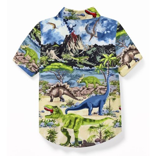 Gearhuman 3D Dinosaur Hawaii Shirt ZZ30062111 Short Sleeve Shirt