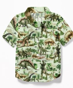 Gearhuman 3D Dinosaur Kid Hawaii Shirt ZZ3006217 Kid Hawaii Shirt Kid Hawaii Shirt XS 