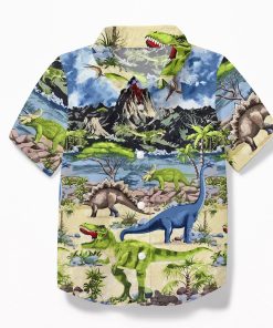 Gearhuman 3D Dinosaur Kid Hawaii Shirt ZZ30062199 Kid Hawaii Shirt Kid Hawaii Shirt XS 