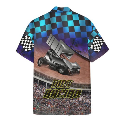 Gearhuman 3D Dirt Track Racing Hawaii Shirt ZK2806215 Short Sleeve Shirt