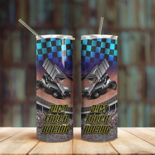 Gearhuman 3D Dirt Track Racing Tumbler ZZ0807215 Tumbler Long 20oz