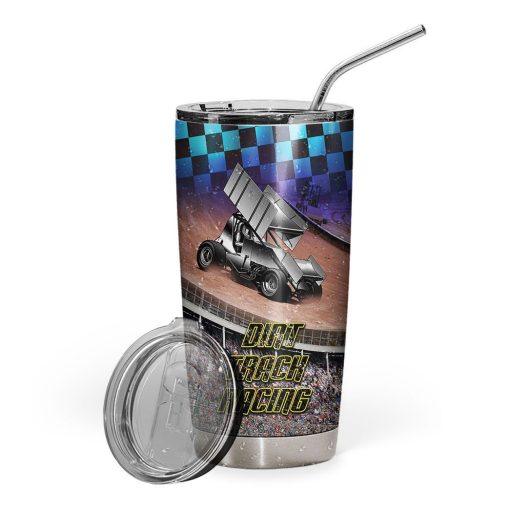 Gearhuman 3D Dirt Track Racing Tumbler ZZ0807215 Tumbler Short 20oz