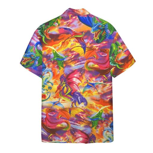 Gearhuman 3D Dragon Hawaii Shirt ZZ0507213 Short Sleeve Shirt
