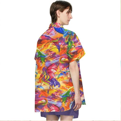 Gearhuman 3D Dragon Hawaii Shirt ZZ0507213 Short Sleeve Shirt