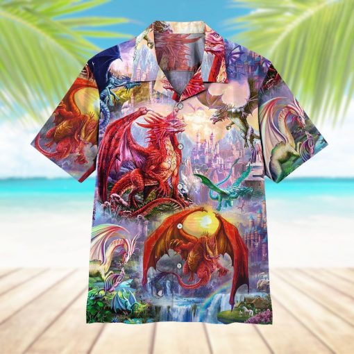 Gearhuman 3D Dragon Hawaii Shirt 11 Gearhuman 3D Dragon Hawaii Shirt ZZ0507214 Short Sleeve Shirt